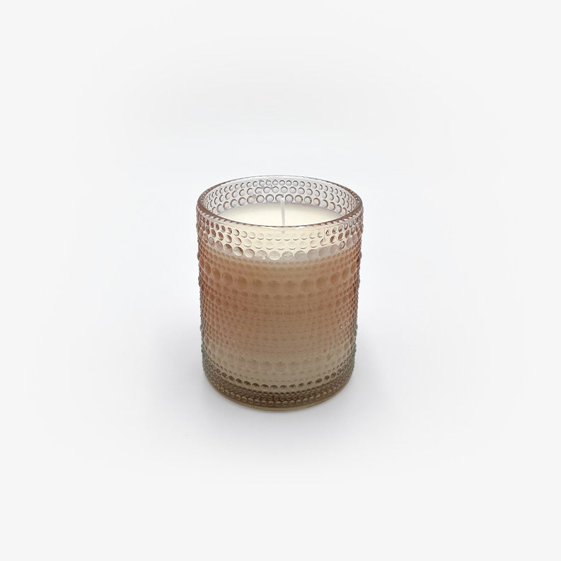 Pink Beaded Candle - Large