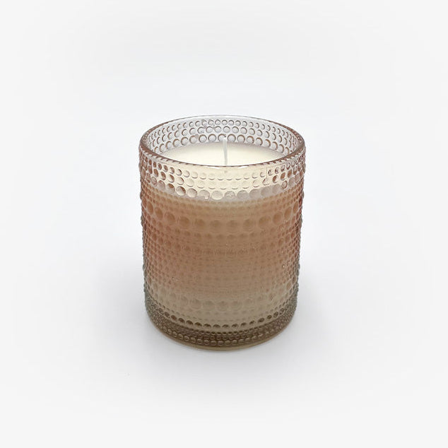 Pink Beaded Candle - Large